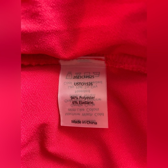 New Universal Standard Women Red Blouse Oversized Top Plus Size 4XL - Picture 9 of 10